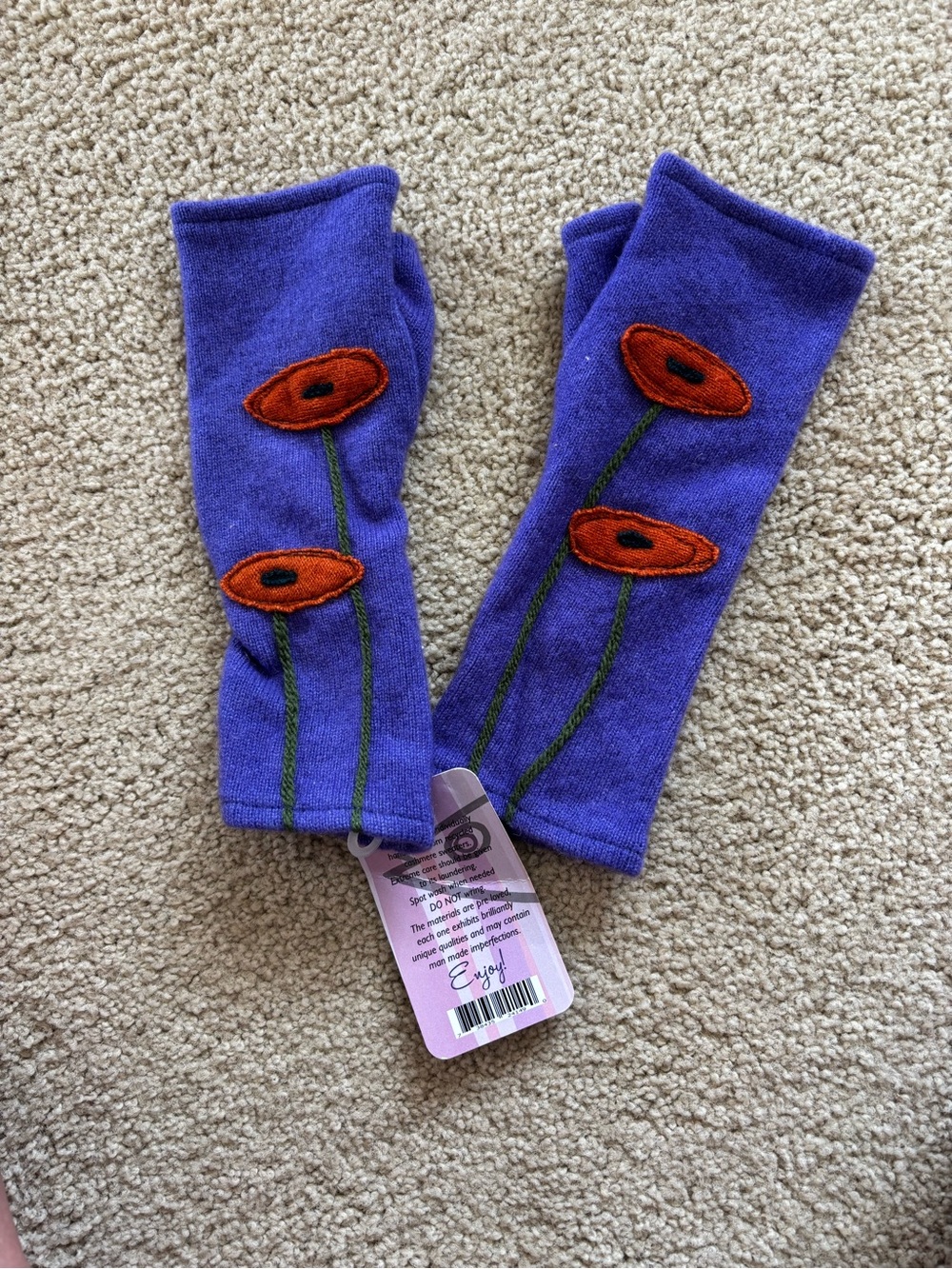 NEW Cashmere Fingerless Gloves